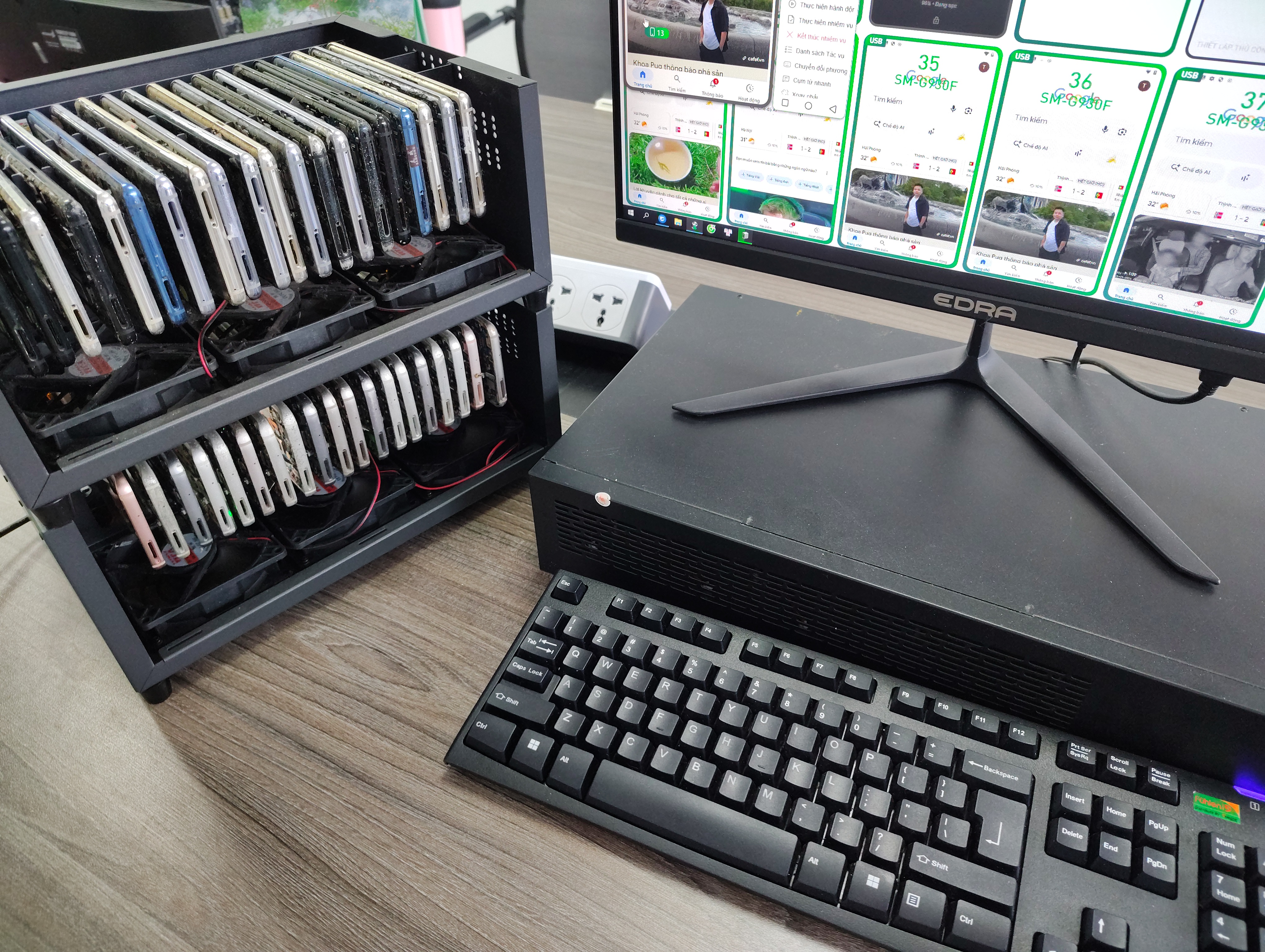 Lắp Đặt Box Phone Farm Tại Ciputra, Hà Nội